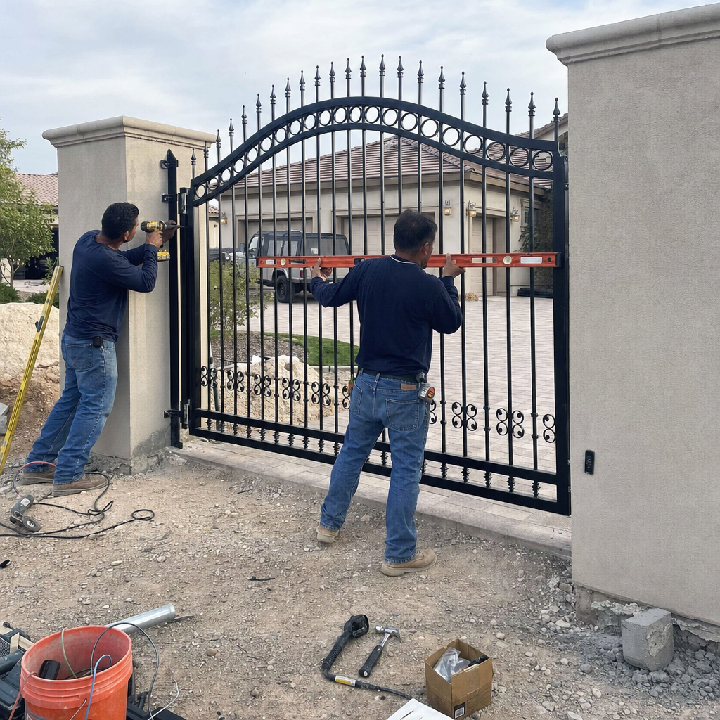 Gate installation by professionals
